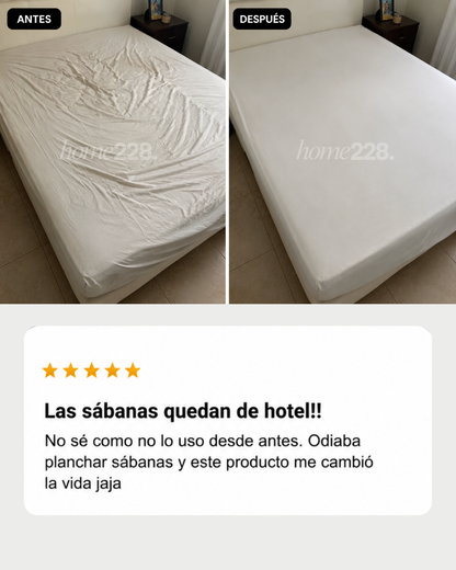 CHAU ARRUGAS — Spray alisador · ropa lisa en segundos.